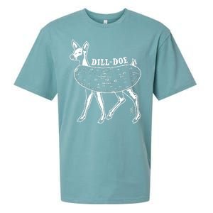 Dill Doe Funny Inappropriate Party Naughty Reindeer She Sueded Cloud Jersey T-Shirt