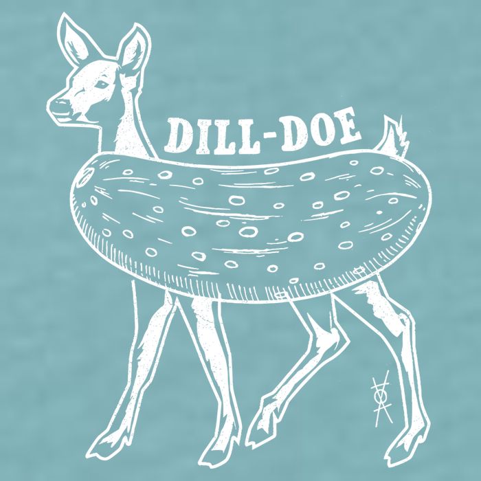 Dill Doe Funny Inappropriate Party Naughty Reindeer She Sueded Cloud Jersey T-Shirt