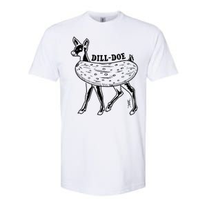 Dill Doe Funny Inappropriate Party Naughty Reindeer She Softstyle CVC T-Shirt