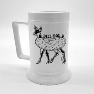 Dill Doe Funny Inappropriate Party Naughty Reindeer She Beer Stein