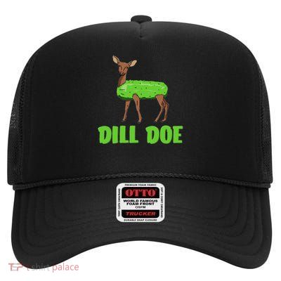Dill Doe Funny Adult Humor  High Crown Mesh Back Trucker Hat