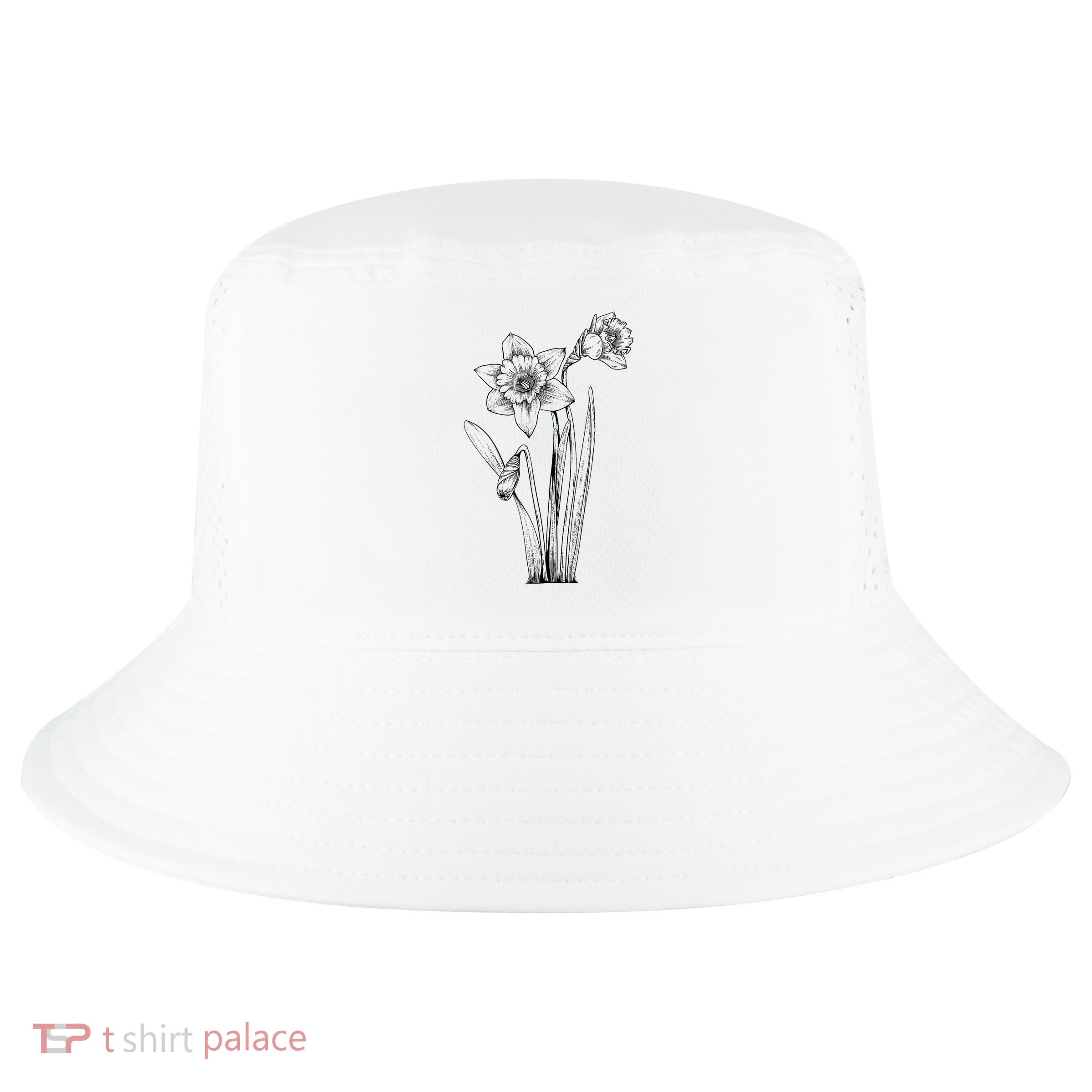 Daffodil Daffodils Flowers Floral Spring Easter Cool Comfort Performance Bucket Hat