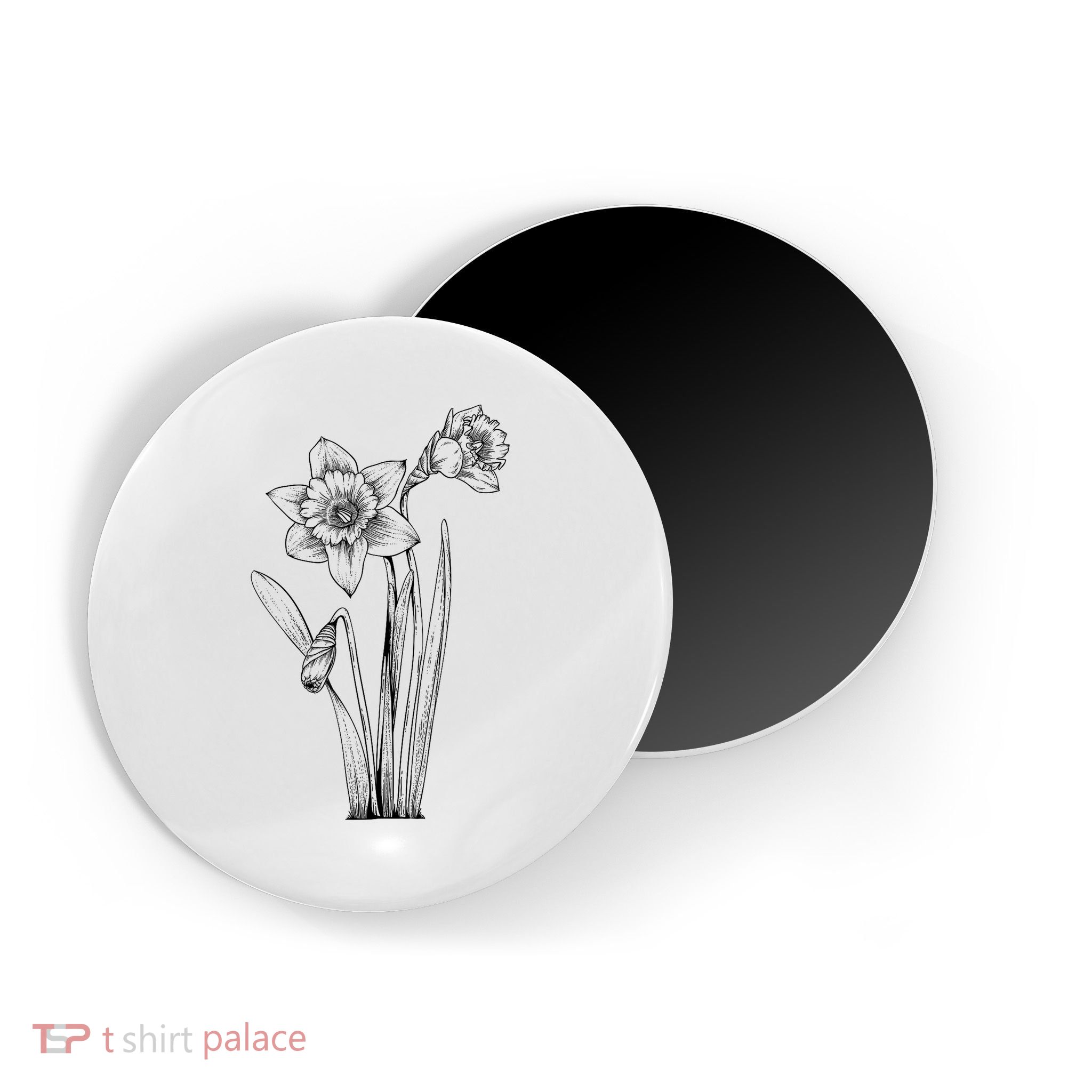 Daffodil Daffodils Flowers Floral Spring Easter Magnet