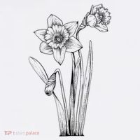 Daffodil Daffodils Flowers Floral Spring Easter Tank Top