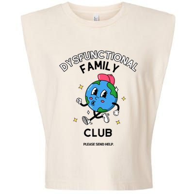 Doublecrossco Dysfunctional Family Club Garment-Dyed Women's Muscle Tee