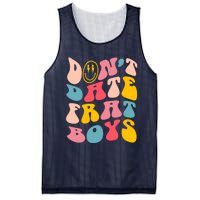 Don't Date Frat Boy Funny Preppy Trendy Mesh Reversible Basketball Jersey Tank