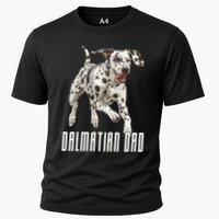 Dalmatian Dad Father Parent Dal Dog Running Cute Adorable Cute Gift Cooling Performance Crew T-Shirt