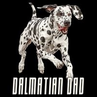 Dalmatian Dad Father Parent Dal Dog Running Cute Adorable Cute Gift Cooling Performance Crew T-Shirt