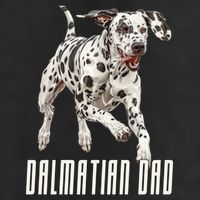 Dalmatian Dad Father Parent Dal Dog Running Cute Adorable Cute Gift Adult Drive Performance Visor