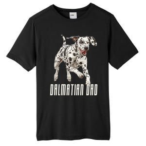 Dalmatian Dad Father Parent Dal Dog Running Cute Adorable Cute Gift Tall Fusion ChromaSoft Performance T-Shirt