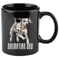 Dalmatian Dad Father Parent Dal Dog Running Cute Adorable Cute Gift 11oz C Handle Ceramic Mug
