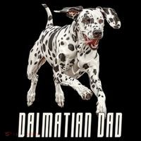 Dalmatian Dad Father Parent Dal Dog Running Cute Adorable Cute Gift Flatbill Hat