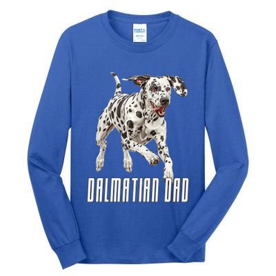 Dalmatian Dad Father Parent Dal Dog Running Cute Adorable Cute Gift Tall Long Sleeve T-Shirt
