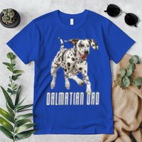 Dalmatian Dad Father Parent Dal Dog Running Cute Adorable Cute Gift Premium T-Shirt