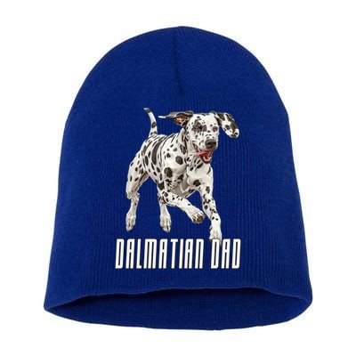 Dalmatian Dad Father Parent Dal Dog Running Cute Adorable Cute Gift Short Acrylic Beanie