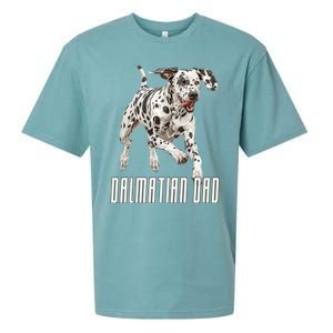 Dalmatian Dad Father Parent Dal Dog Running Cute Adorable Cute Gift Sueded Cloud Jersey T-Shirt