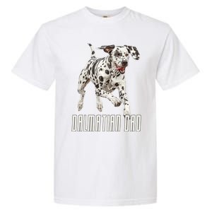 Dalmatian Dad Father Parent Dal Dog Running Cute Adorable Cute Gift Garment-Dyed Heavyweight T-Shirt