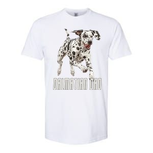 Dalmatian Dad Father Parent Dal Dog Running Cute Adorable Cute Gift Softstyle CVC T-Shirt