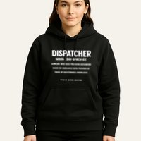 Dispatcher Definition Funny Who Does Precision Guesswork Hoodie