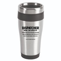 Dispatcher Definition Funny Who Does Precision Guesswork 16oz Travel Tumbler