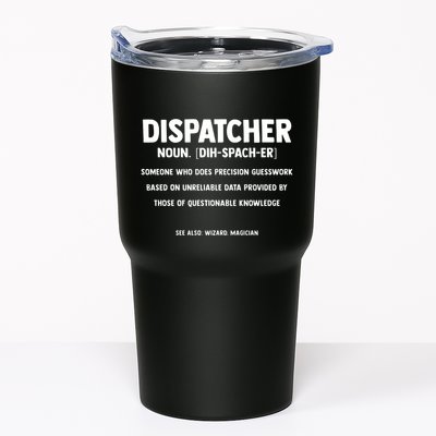 Dispatcher Definition Funny Who Does Precision Guesswork Tumbler