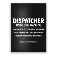 Dispatcher Definition Funny Who Does Precision Guesswork Poster