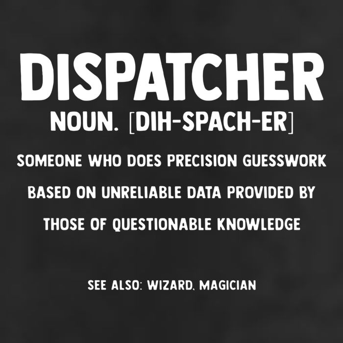 Dispatcher Definition Funny Who Does Precision Guesswork 25L Jumbo Tote