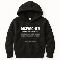 Dispatcher Definition Funny Who Does Precision Guesswork Kids Hoodie