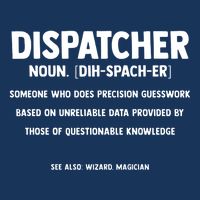 Dispatcher Definition Funny Who Does Precision Guesswork Infant Baby Jersey Bodysuit