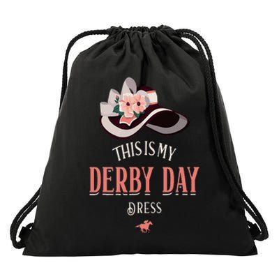 Derby Day For Women This Is My Derby Day Dress Drawstring Bag