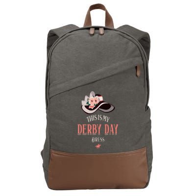 Derby Day For Women This Is My Derby Day Dress Cotton Canvas Backpack