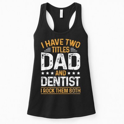 Dentist Dad Father's Day Dental Hygienist Novelty Womens Tank Top