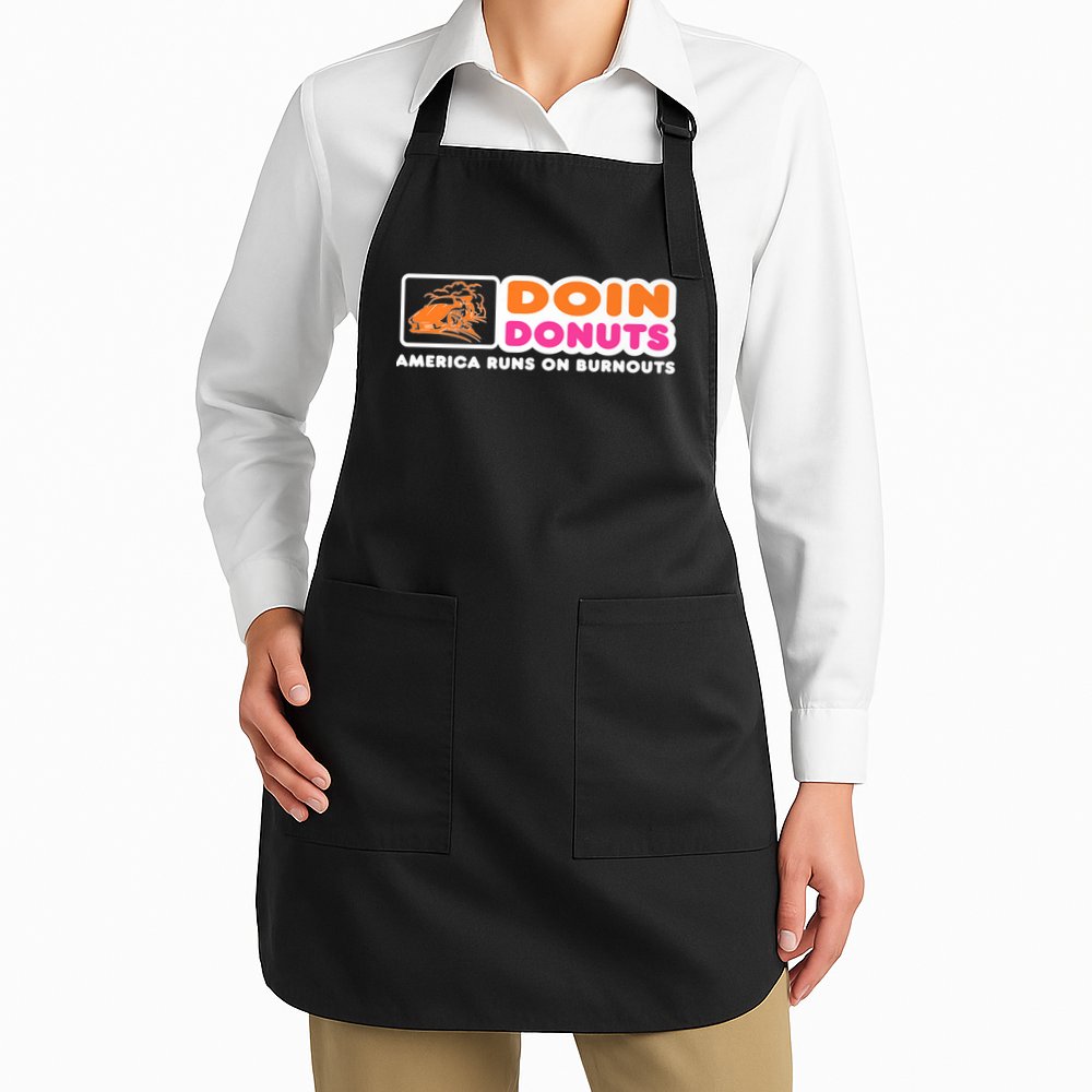 Doin Donuts Funny Burnout Racing Car Enthusiast Apron