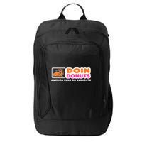 Doin Donuts Funny Burnout Racing Car Enthusiast City Backpack