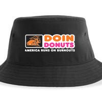 Doin Donuts Funny Burnout Racing Car Enthusiast Sustainable Bucket Hat