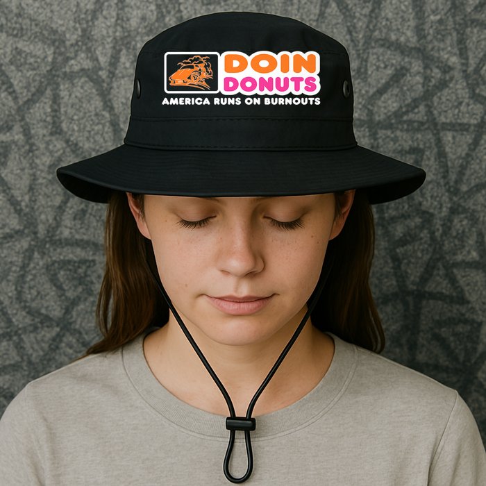 Doin Donuts Funny Burnout Racing Car Enthusiast Bucket Hat