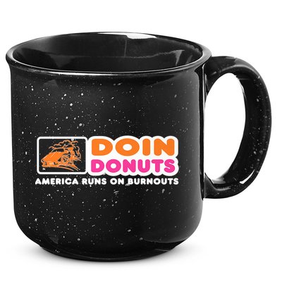 Doin Donuts Funny Burnout Racing Car Enthusiast 15oz Campfire Ceramic Mug