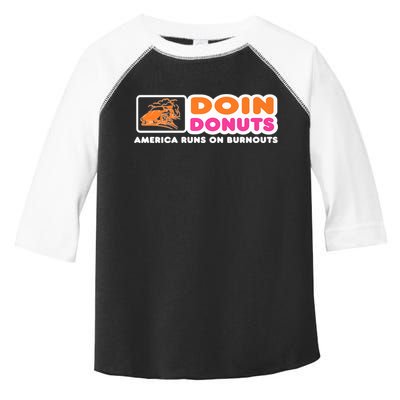 Doin Donuts Funny Burnout Racing Car Enthusiast Toddler Fine Jersey T-Shirt