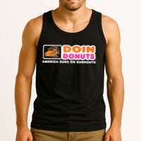 Doin Donuts Funny Burnout Racing Car Enthusiast Tank Top