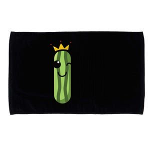 Dill Doe Funny Pickles Puns And Fun Distressed Gift Microfiber Hand Towel