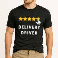 Delivery Driver Five Star Food Dash Grub Grocery Cooling Performance Crew T-Shirt