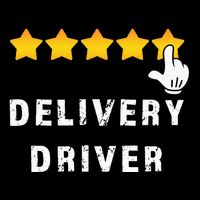 Delivery Driver Five Star Food Dash Grub Grocery Sustainable Bucket Hat