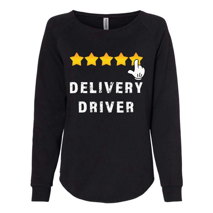 Delivery Driver Five Star Food Dash Grub Grocery Womens California Wash Sweatshirt