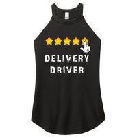 Delivery Driver Five Star Food Dash Grub Grocery Women's Perfect Tri Rocker Tank