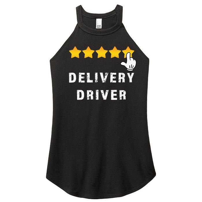 Delivery Driver Five Star Food Dash Grub Grocery Women's Perfect Tri Rocker Tank