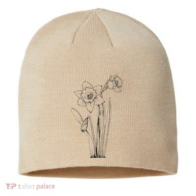 Daffodil Daffodils Flowers Floral Spring Easter Sustainable Beanie