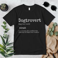 Dogtrovert Definition Funny Dog S Premium T-Shirt
