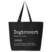 Dogtrovert Definition Funny Dog S 25L Jumbo Tote