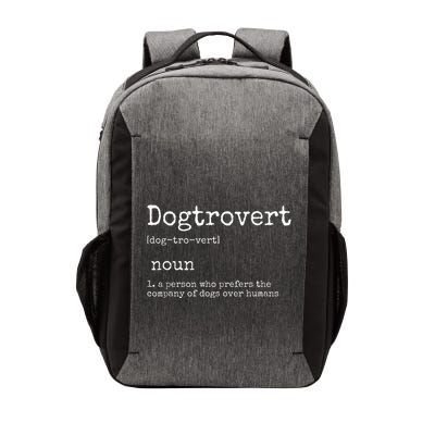 Dogtrovert Definition Funny Dog S Vector Backpack