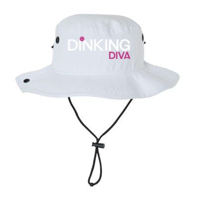 Dinking Diva Funny Pickleball Breast Cancer Awareness Gift Legacy Cool Fit Booney Bucket Hat